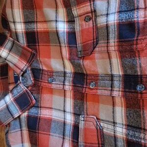 Plaid Button-Up LS Shirt